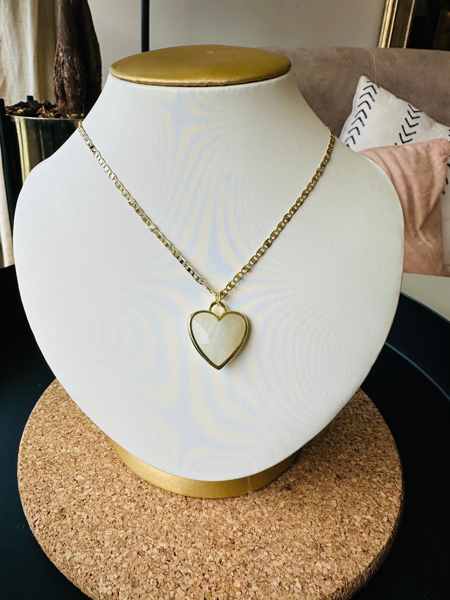 Corazón Piedra Luna